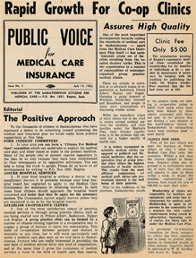 Public Voice for Medical Care Insurance, Issue No. 2, July 14, 1962,